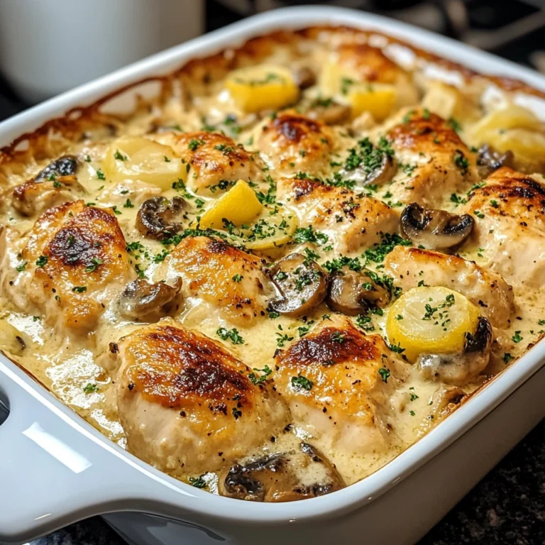 Keto Creamy Chicken Casserole 4 Servings Perfectly Delicious