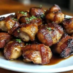 Maple Glazed Bacon Chicken Bites 20 Minutes Easy Delicious