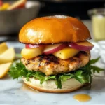 Maple Mustard Apple Chicken Burgers 6 Ingredients Easy Delicious