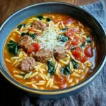 Marry Me Sausage Orzo Soup 7 Ingredients Easy Delicious
