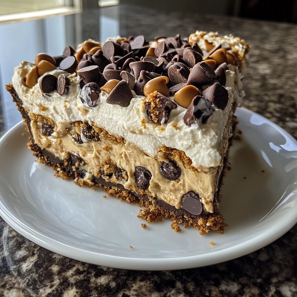Monster Cookie Peanut Butter Cheesecake Pie 5 Steps Awesome Delicious