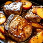 Peach Glazed Pork Chops 4 Ingredients Easy Delicious