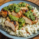 Peruvian Chicken and Rice with Green Sauce: 30 Minutes Ultimate Delicious
