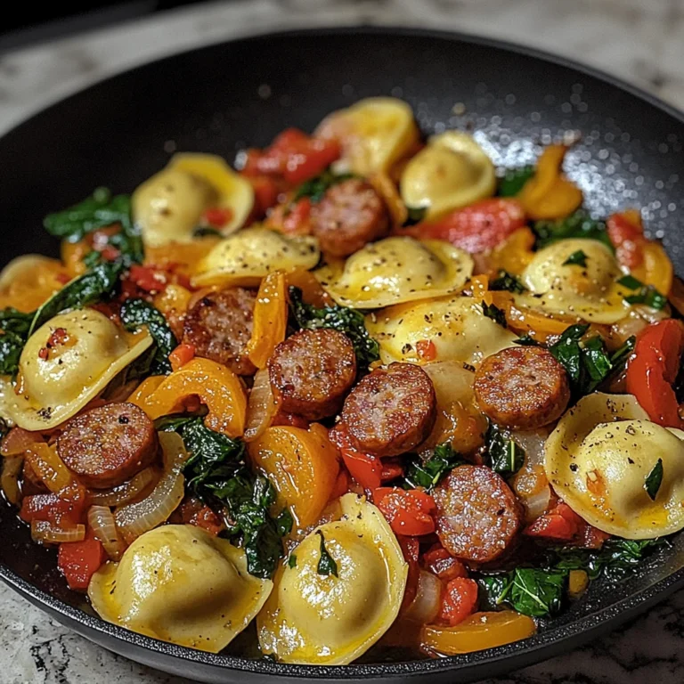Pierogi Sausage Skillet 5 Steps Easy Delicious