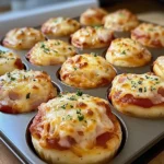 Pizza Muffins 15 Minutes Easy Delicious
