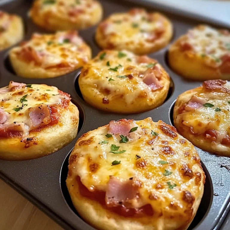 Pizza Muffins 15 Minutes Easy Delicious