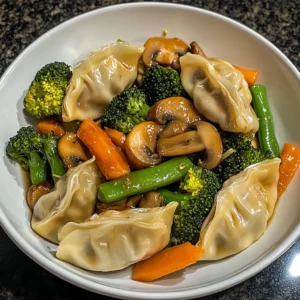 Potsticker Stir Fry 2 Servings Easy Delicious
