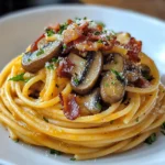Pumpkin & Mushroom Spaghetti 7 Ingredients Ultimate Delicious