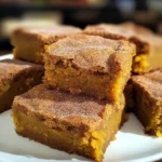 Pumpkin Snickerdoodle Blondies 30 Minutes Easy Delicious