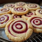 Raspberry Swirl Shortbread Cookies 5 Steps Easy Delicious
