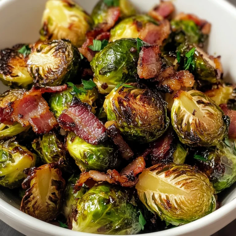 Roasted Brussels Sprouts with Bacon & Balsamic 30 Minutes Awesome Delicious