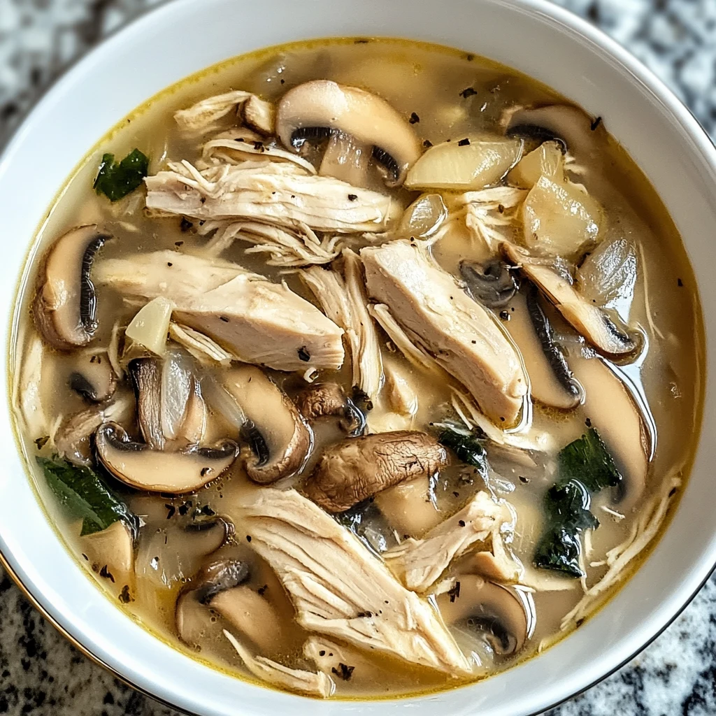 Rotisserie Chicken Mushroom Soup 30 Minutes Easy Delicious