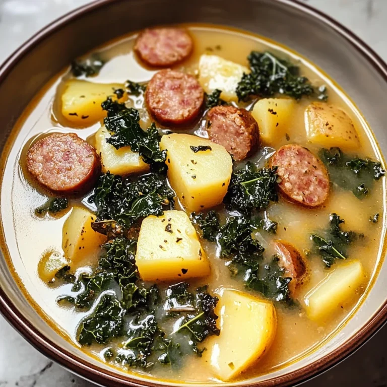 Sausage Potato and Kale Soup 30 Minutes Easy Delicious