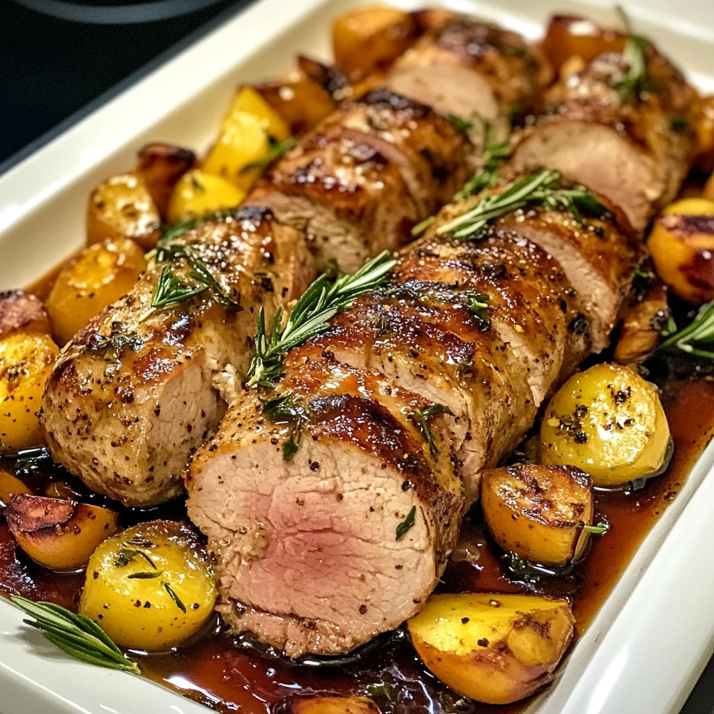 Sheet Pan Maple Dijon Pork Tenderloin 30 Minutes Amazing