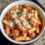 Slow Cooker 5-Ingredient Meatball Marinara Pasta Recipe