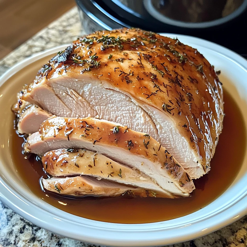 Slow Cooker Amish Maple Turkey Breast 7 Ingredients Easy Delicious