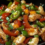 Spicy Jalapeño Chicken Stir-Fry 4 Servings Awesome Delicious