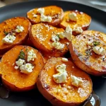 Sweet Potato Rounds with Honey and Feta - 5 Steps to Delicious