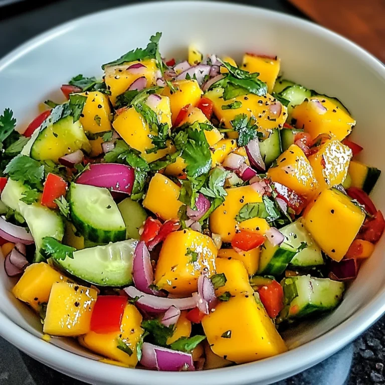 Thai Mango Cucumber Salad 5 Steps Ultimate Delicious