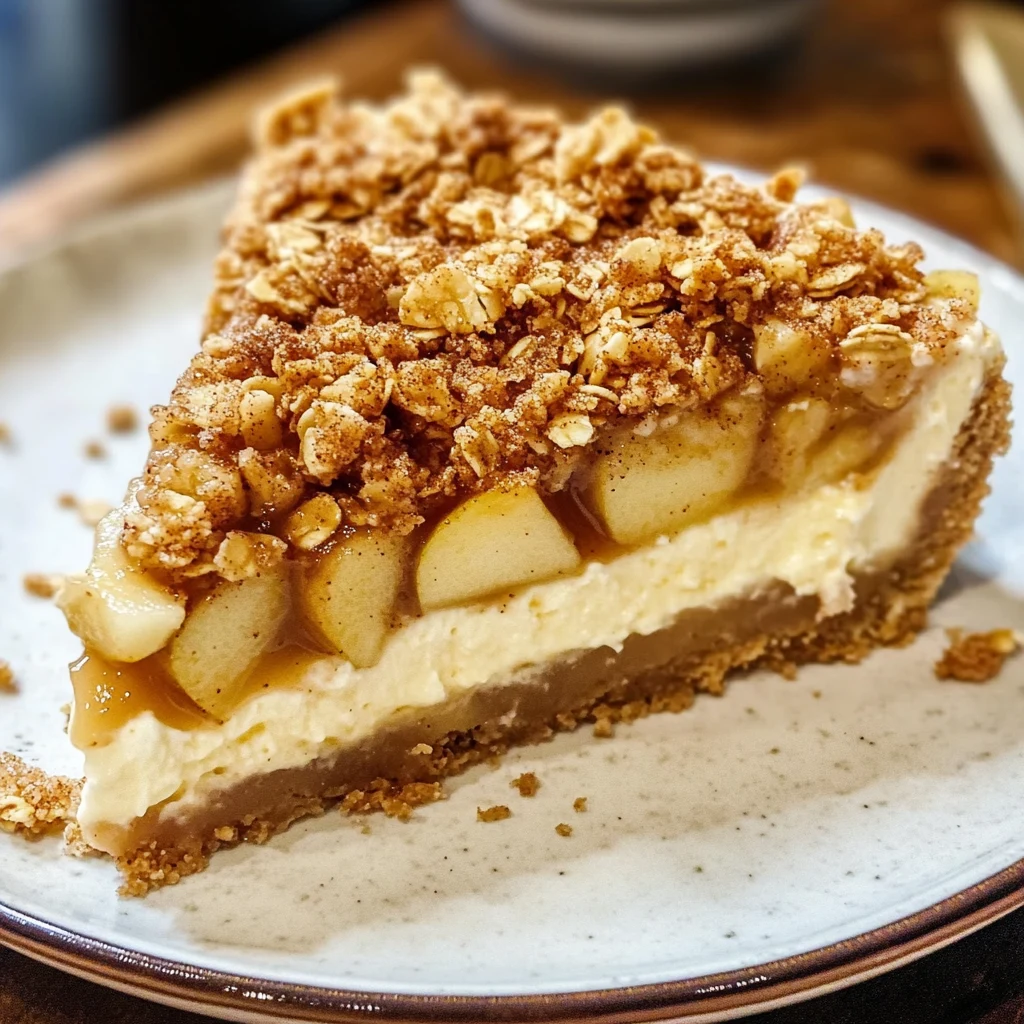 Apple Crisp Cheesecake 5 Steps Ultimate Delicious
