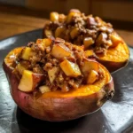 Apple Spiced Stuffed Sweet Potatoes 4 Servings Amazing