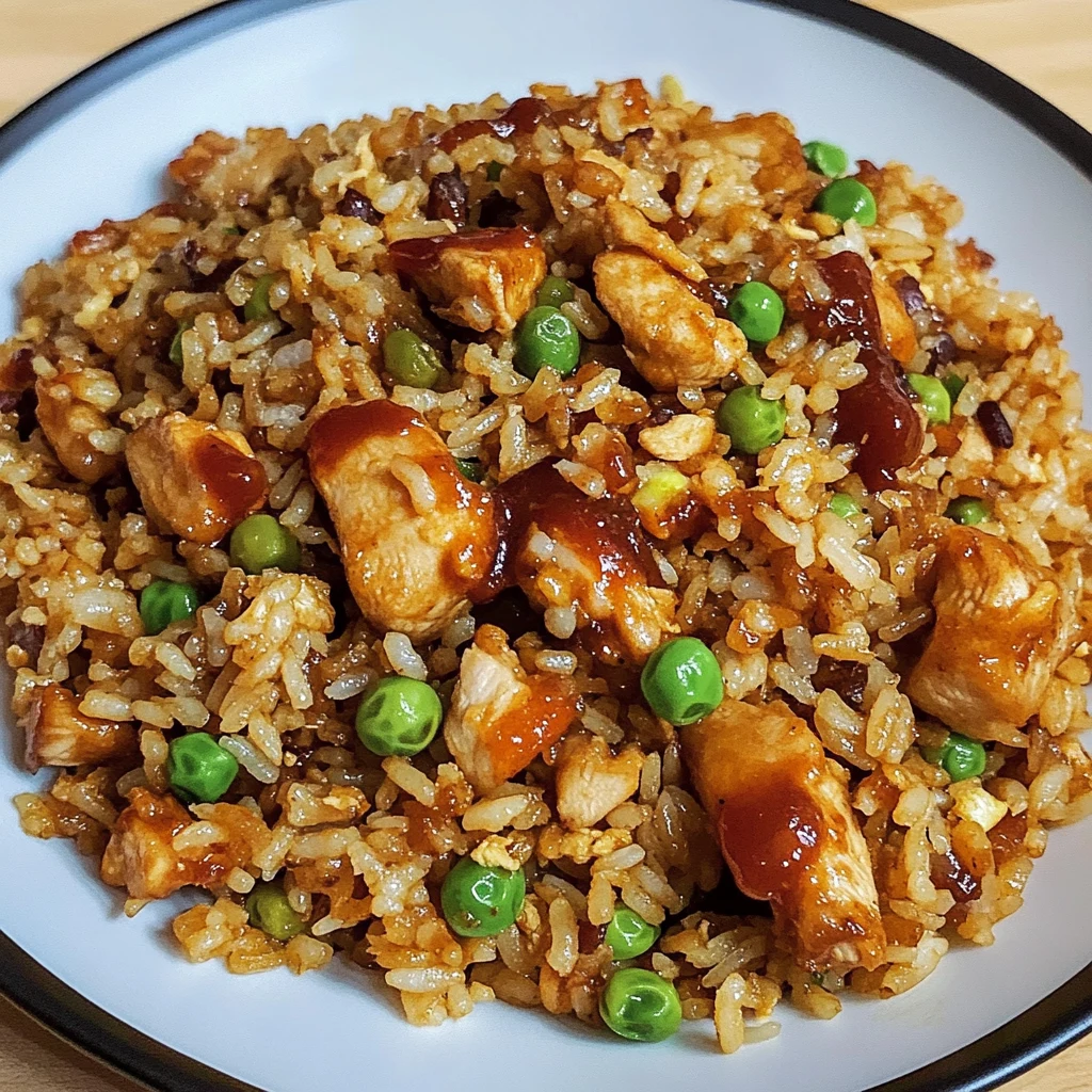 BBQ Chicken Fried Rice 5 Steps Ultimate Delicious