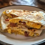 Bacon Egg Cheese Breakfast Quesadillas 4 Servings Amazing