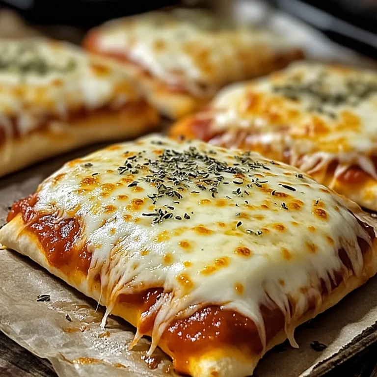 Cheesy Pizza Pockets 8 Ingredients Easy Delicious