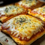 Cheesy Pizza Pockets 8 Ingredients Easy Delicious
