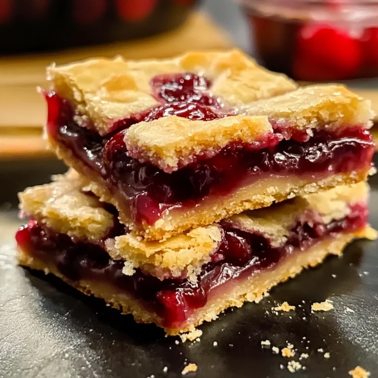 Cherry Pie Bars 30 Minutes Easy Delicious