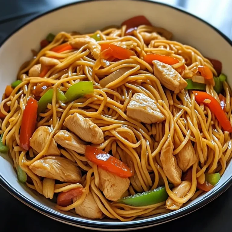 Chicken Lo Mein 5 Steps Easy Delicious