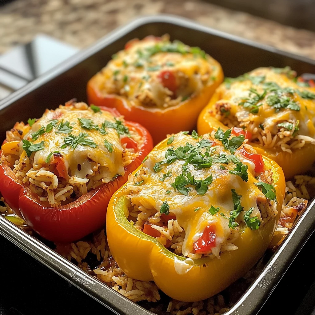 Chicken Stuffed Peppers 30 Minutes Ultimate Delicious