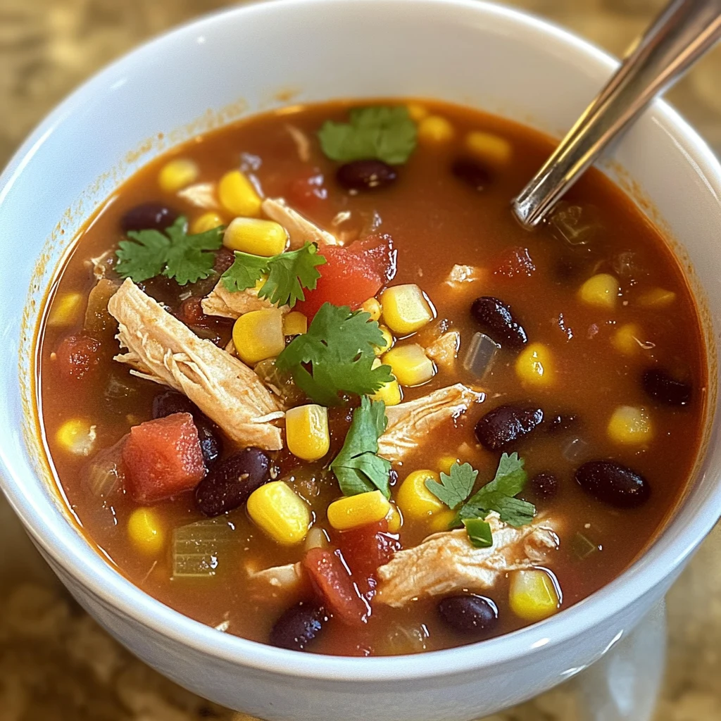 Chicken Taco Soup 5 Steps Ultimate Delicious