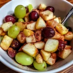 Cinnamon Apple Grape Salad 4 Ingredients Easy Delicious