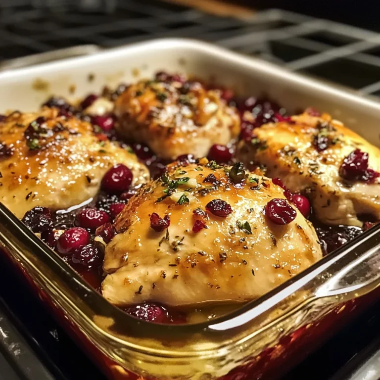 Cranberry Chicken Bake 4 Servings Ultimate Delicious