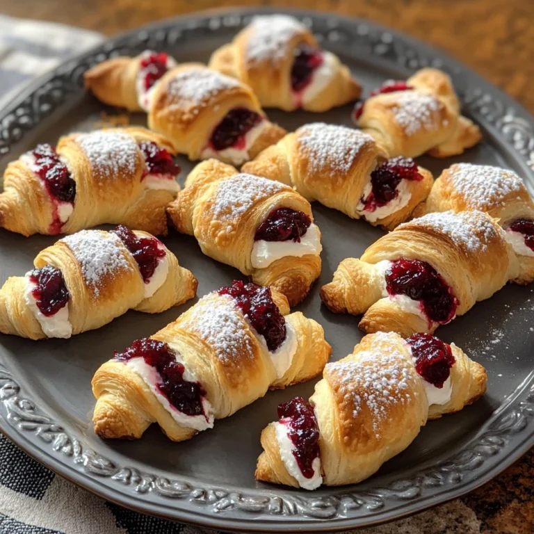 Cranberry Cream Cheese Crescent Bites 4 Servings Awesome Delicious