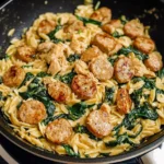 Creamy Chicken Sausage Orzo Skillet 30 Minutes Ultimate Delicious