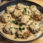 Creamy Mushroom Chicken Meatballs 30 Minutes Ultimate Delicious