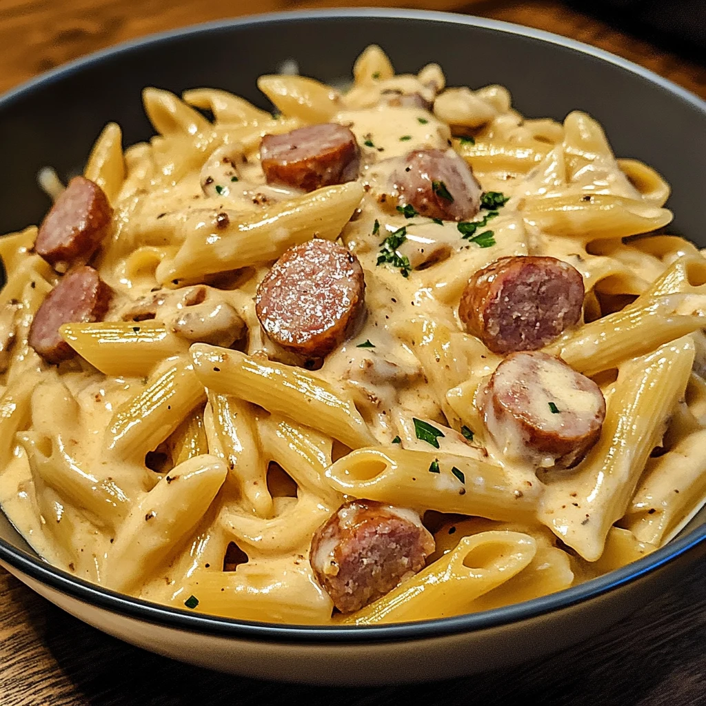 Creamy Smoked Sausage Pasta 30 Minutes Easy Delicious