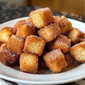 Crispy Angel Cake Churro Bites 4 Servings Easy Delicious