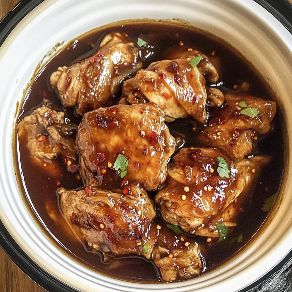 Crock Pot Bourbon Chicken 4 Servings Easy Delicious