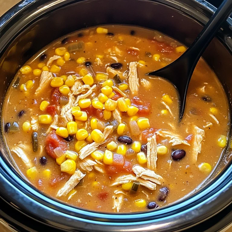 Crockpot Chicken Tortilla Soup 7 Ingredients Easy Delicious