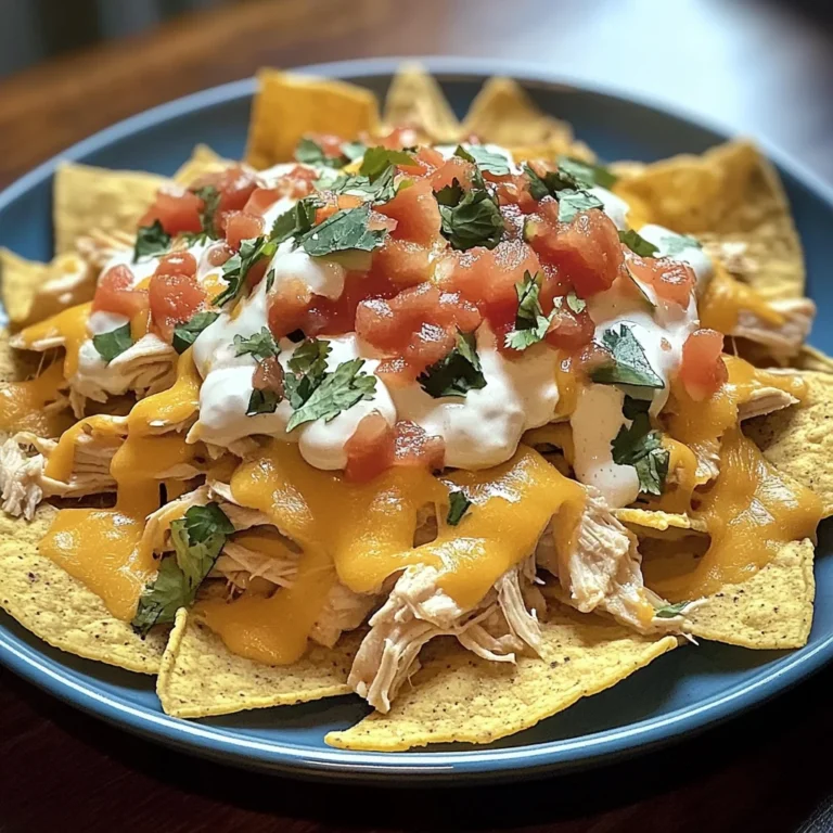 Crockpot Creamy Chicken Nachos 4 Servings Perfect Delicious