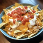 Crockpot Creamy Chicken Nachos 4 Servings Perfect Delicious