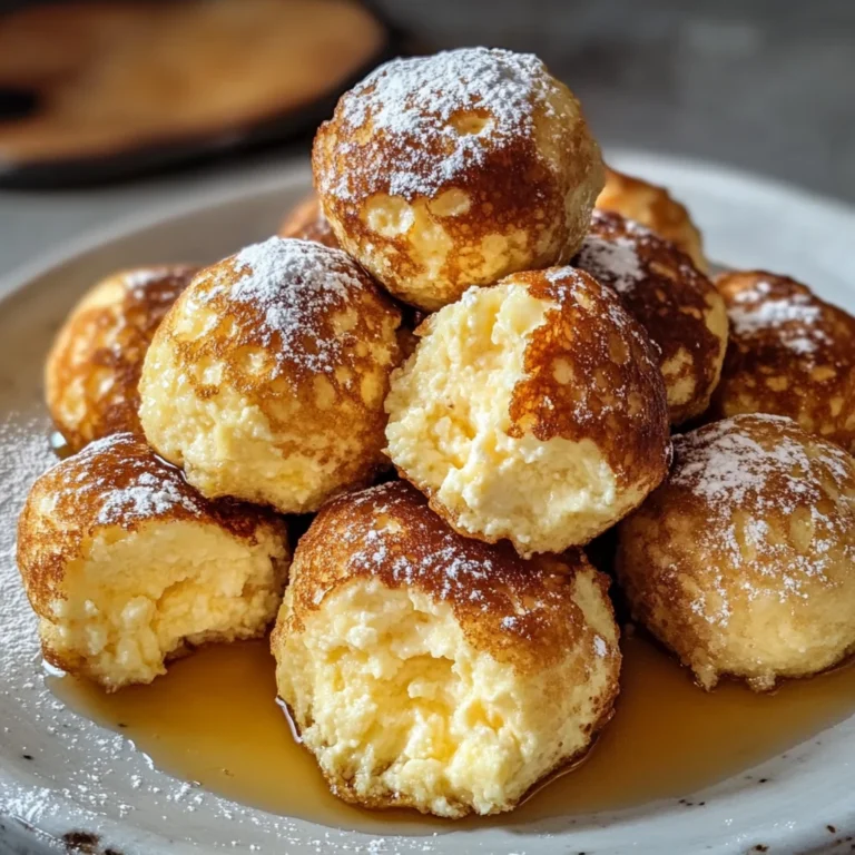 Fluffy Scrambled Pancake Bites 4 Servings Easy Delicious