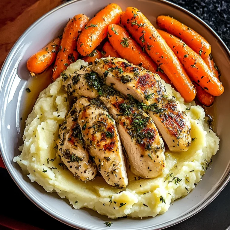 Garlic Herb Chicken with Mashed Potatoes - 30 Minutes, Easy, Delicious