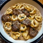 Garlic Steak Tortellini in Creamhouse Sauce 30 Minutes Ultimate Delicious