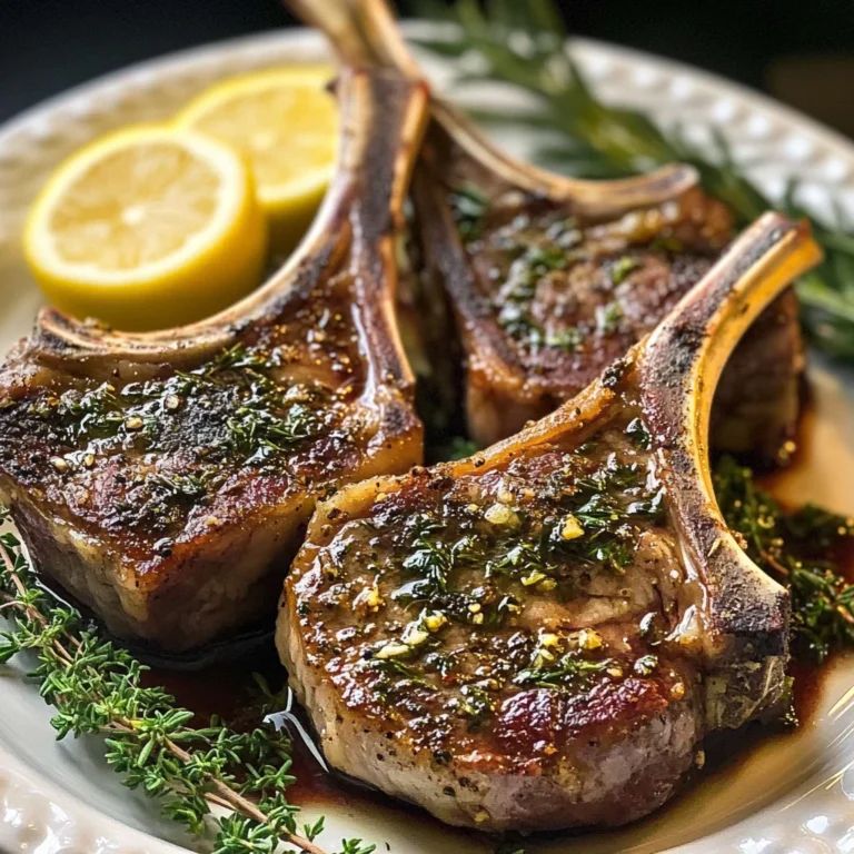 Garlic and Herb Lamb Chops 5 Steps Ultimate Delicious