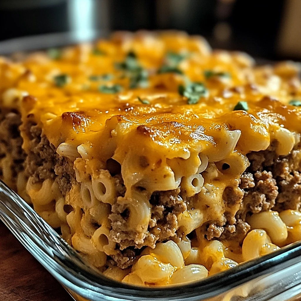 Hearty Mac and Cheese Meatloaf Casserole 30 Minutes Easy Delicious