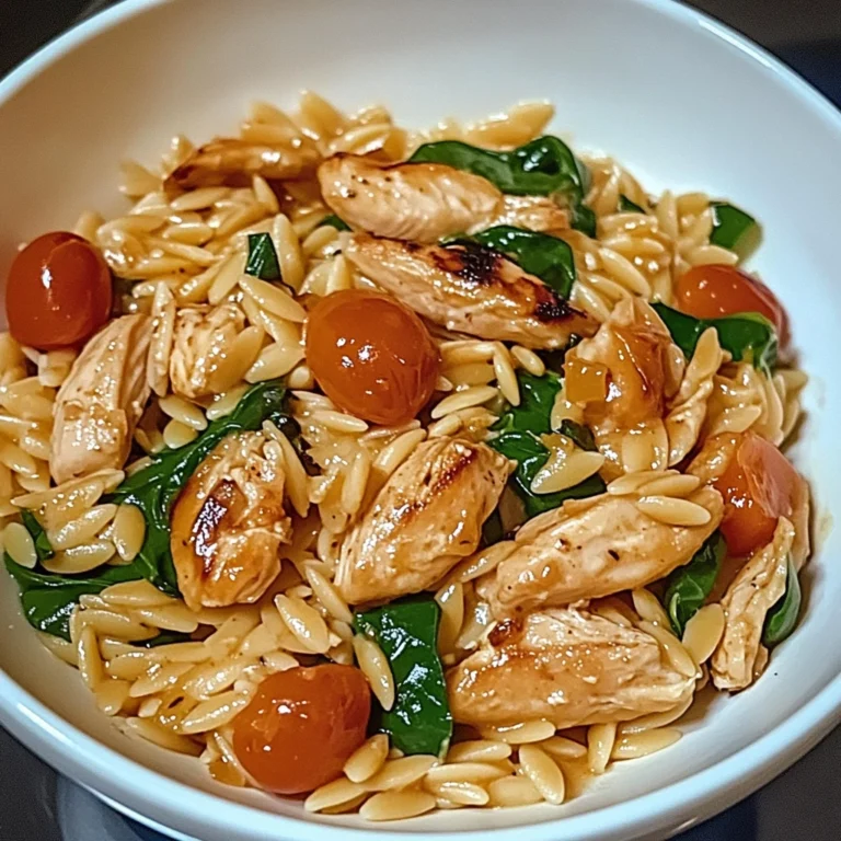 High Protein Chicken Orzo 30 Minutes Ultimate Delicious